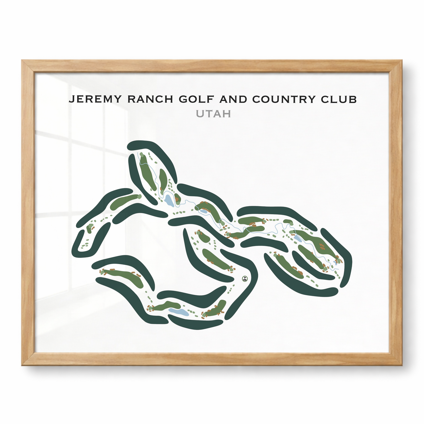 Jeremy Ranch Golf & Country Club, Utah - Printed Golf Courses