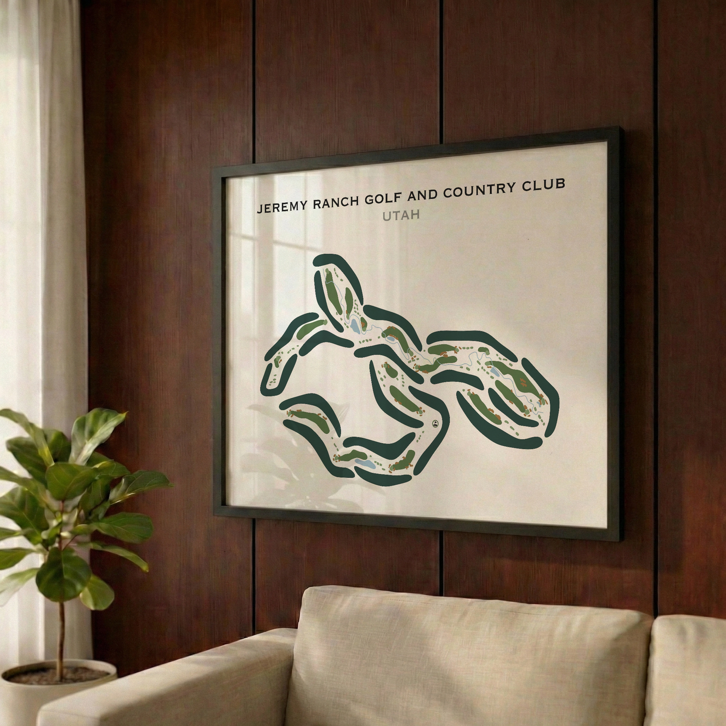 Jeremy Ranch Golf & Country Club, Utah - Printed Golf Courses