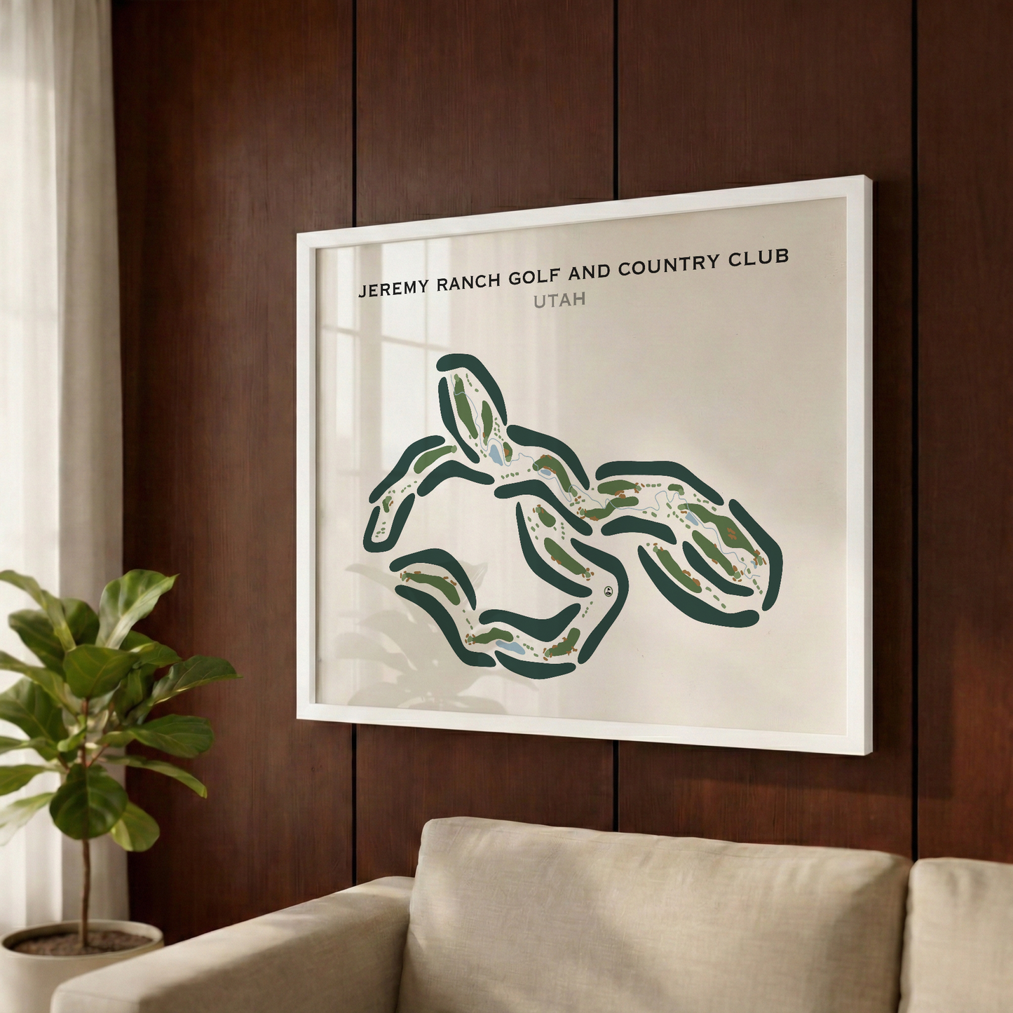 Jeremy Ranch Golf & Country Club, Utah - Printed Golf Courses