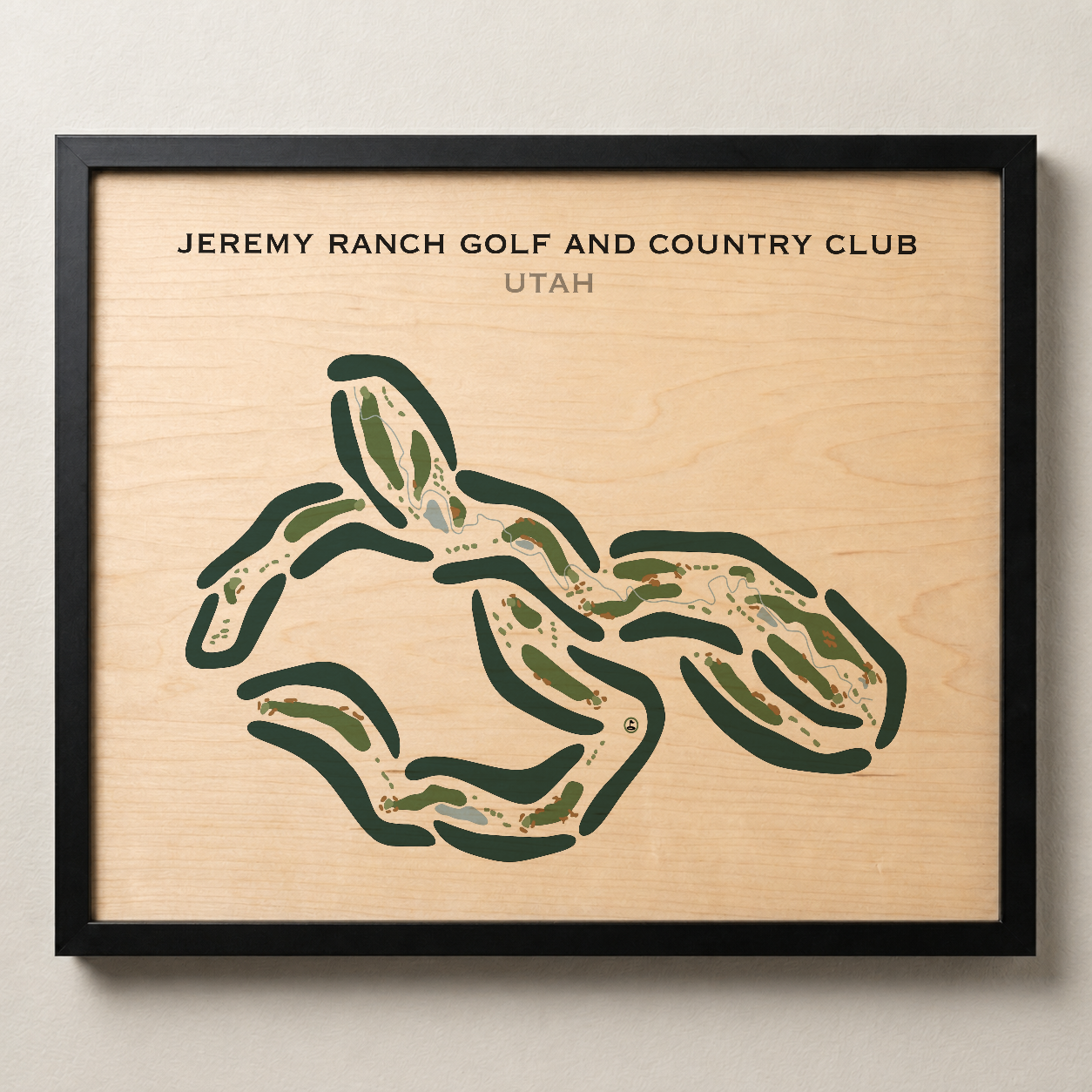Jeremy Ranch Golf & Country Club, Utah - Printed Golf Courses
