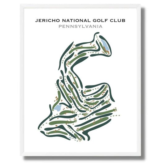 Jericho National Golf Club, Pennsylvania - Printed Golf Courses