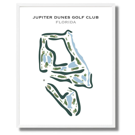 Jupiter Dunes Golf Club, Florida - Printed Golf Course