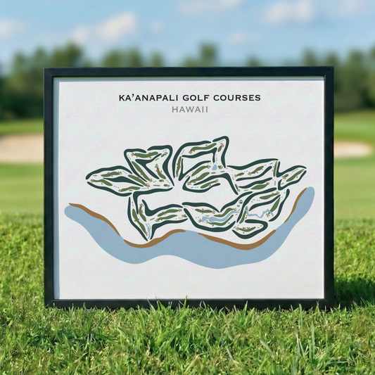 Ka'anapali Golf Courses, Hawaii - Printed Golf Courses