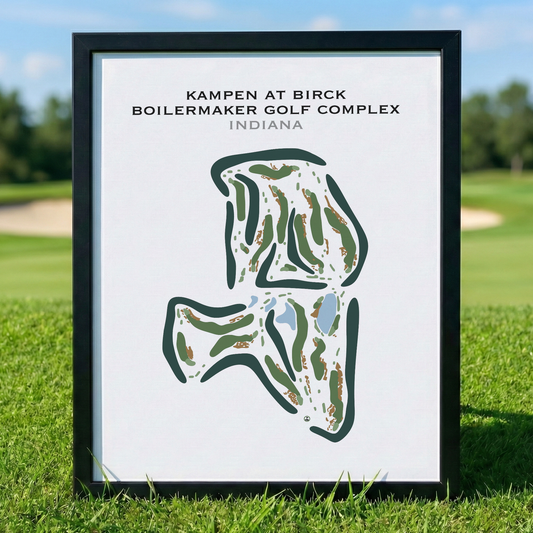 Kampen at Birck Boilermaker Golf Complex, Indiana - Printed Golf Courses