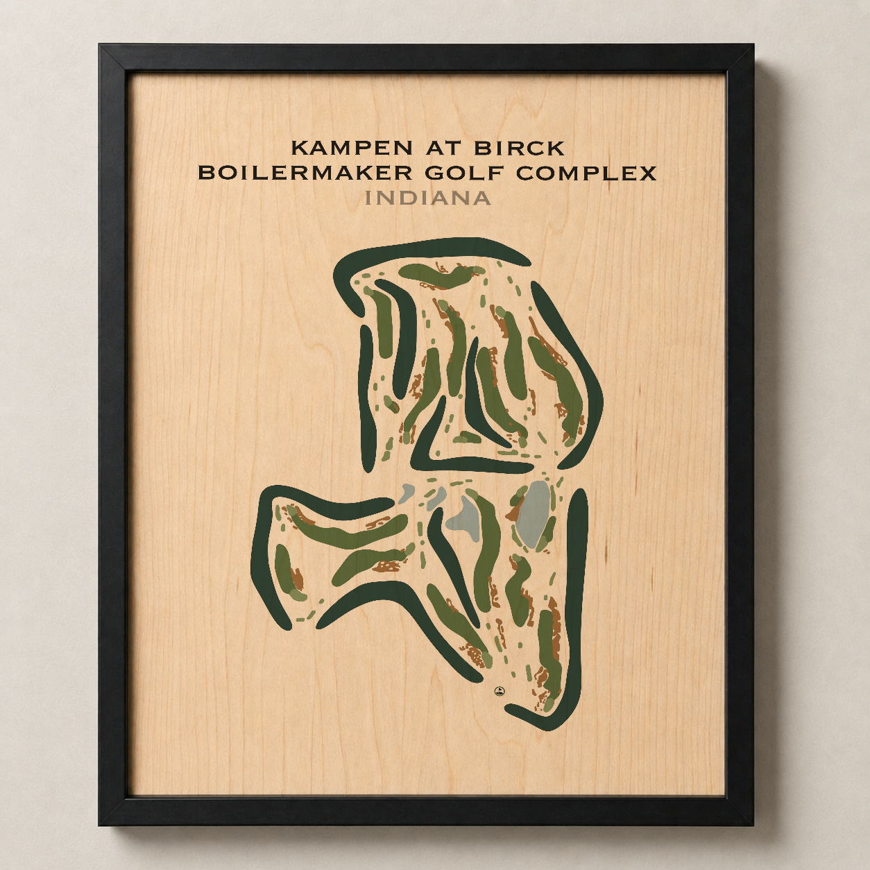 Kampen at Birck Boilermaker Golf Complex, Indiana - Printed Golf Courses