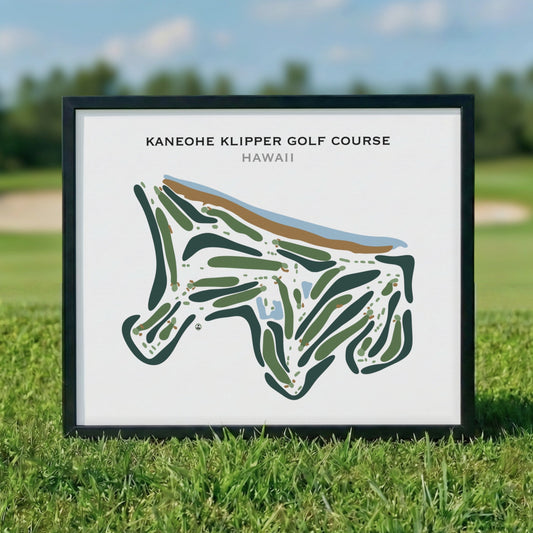 Kaneohe Klipper Golf Course, Hawaii - Printed Golf Course