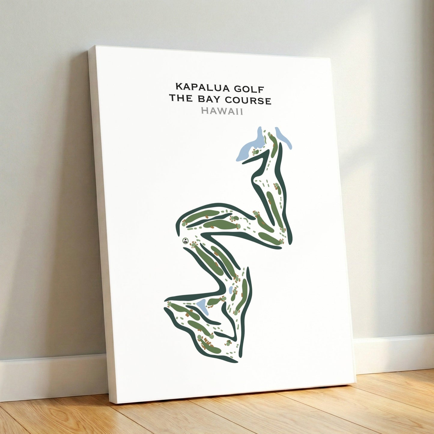 Kapalua Golf The Bay Course, Hawaii - Printed Golf Courses