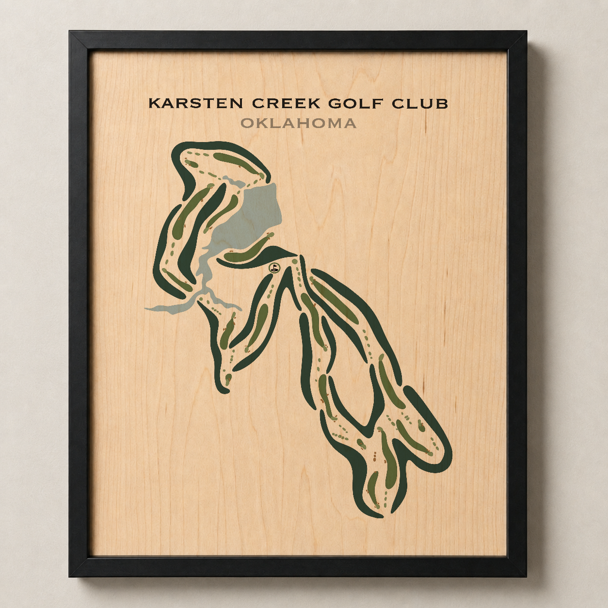 Karsten Creek Golf Club, Oklahoma - Printed Golf Courses