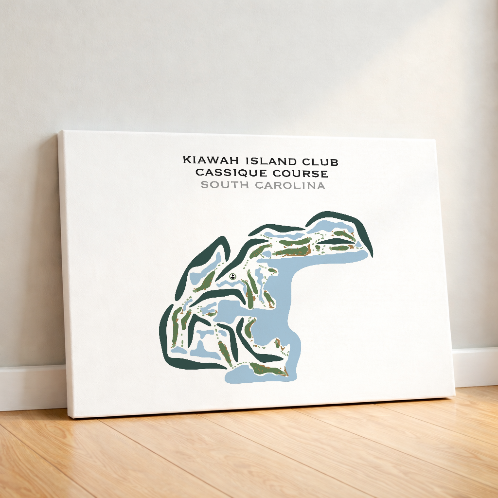 Kiawah Island Club - Cassique Course, South Carolina - Printed Golf Courses