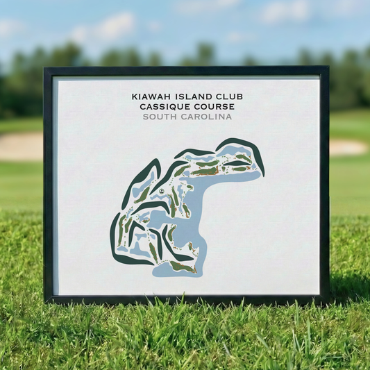 Kiawah Island Club - Cassique Course, South Carolina - Printed Golf Courses