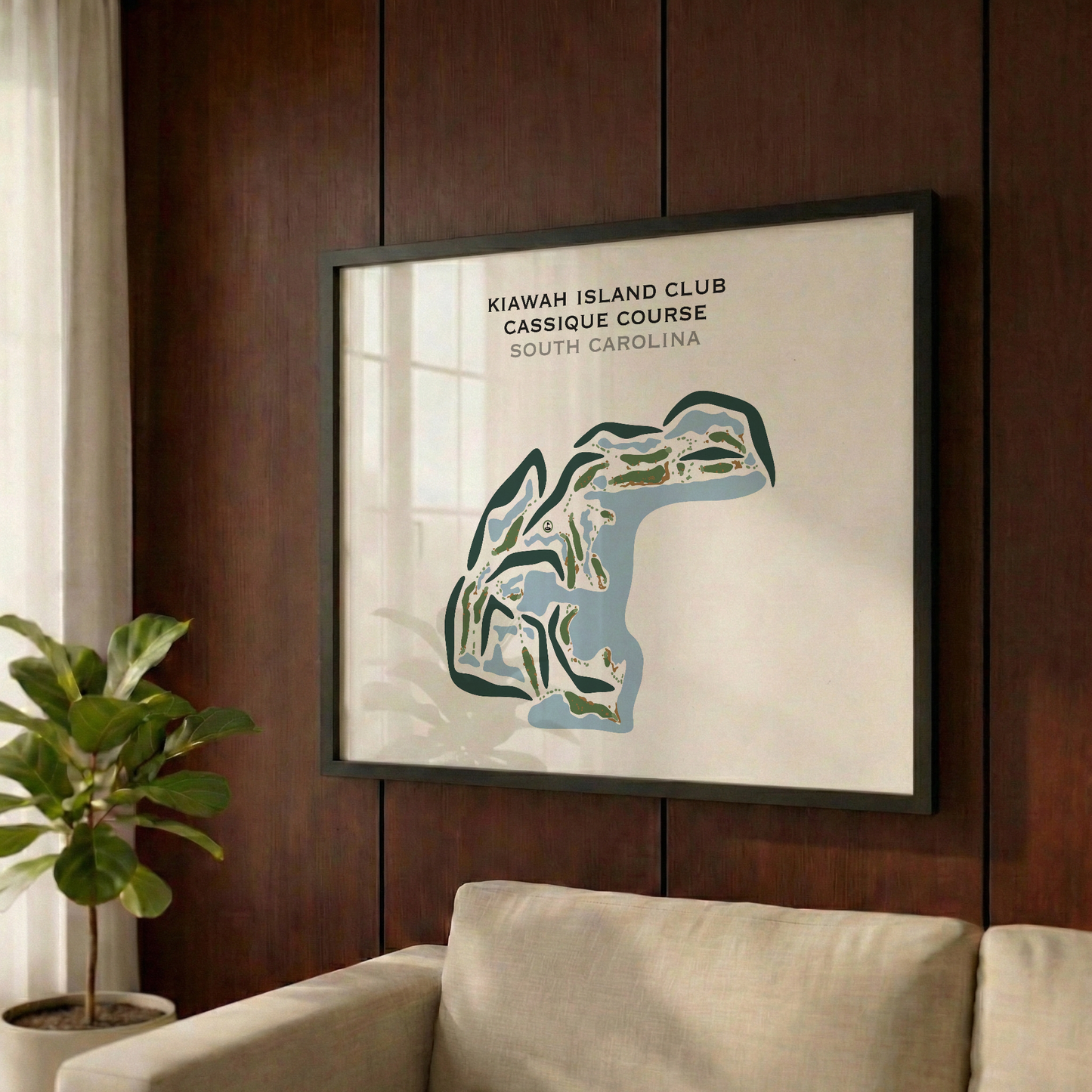 Kiawah Island Club - Cassique Course, South Carolina - Printed Golf Courses