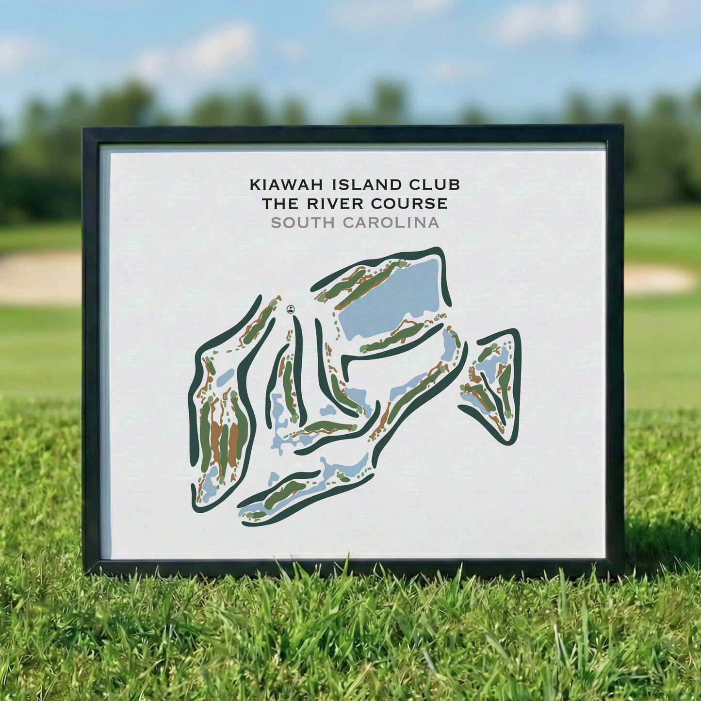 Kiawah Island Club, The River Course, South Carolina - Printed Golf Courses