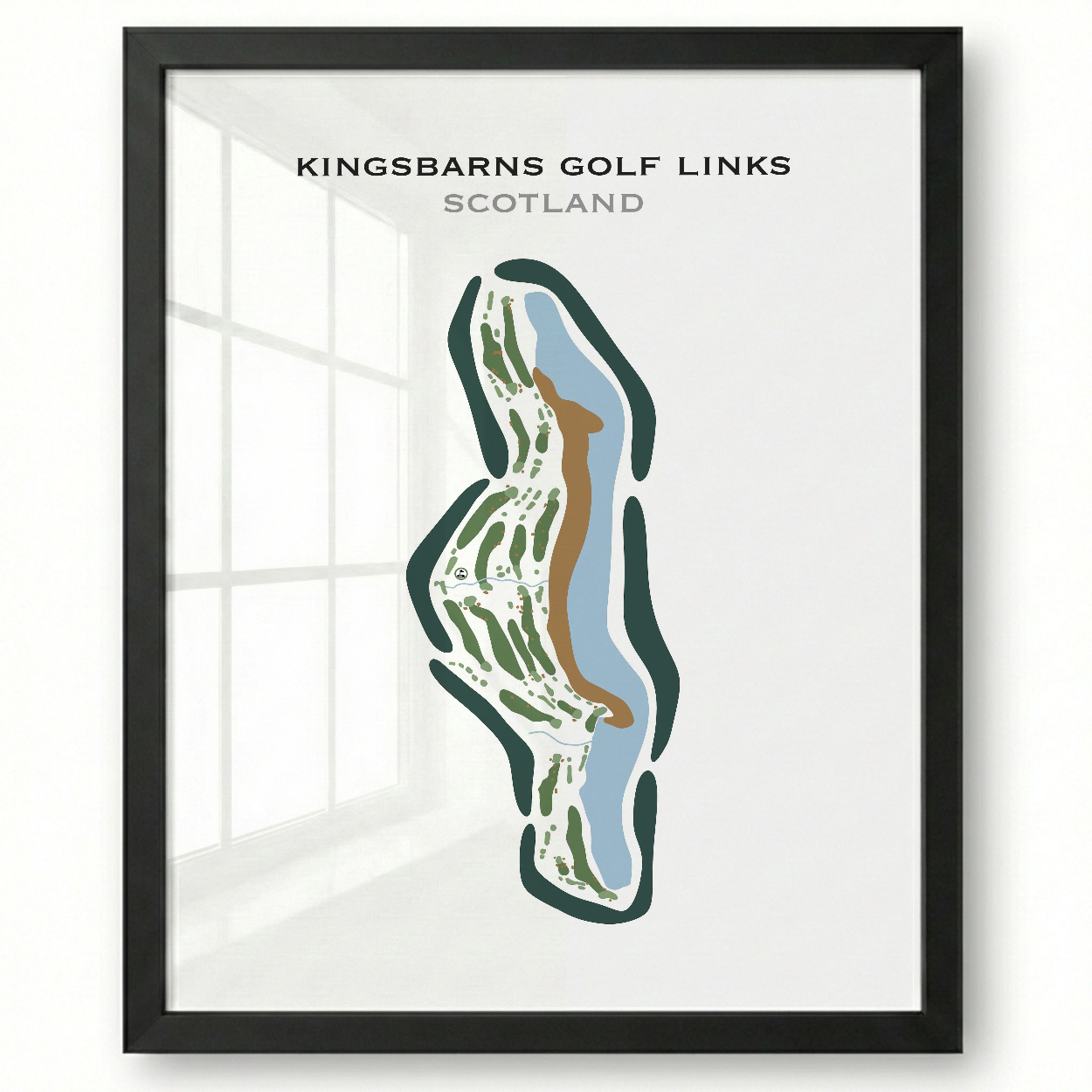 Kingsbarns Golf Links, Scotland - Printed Golf Courses