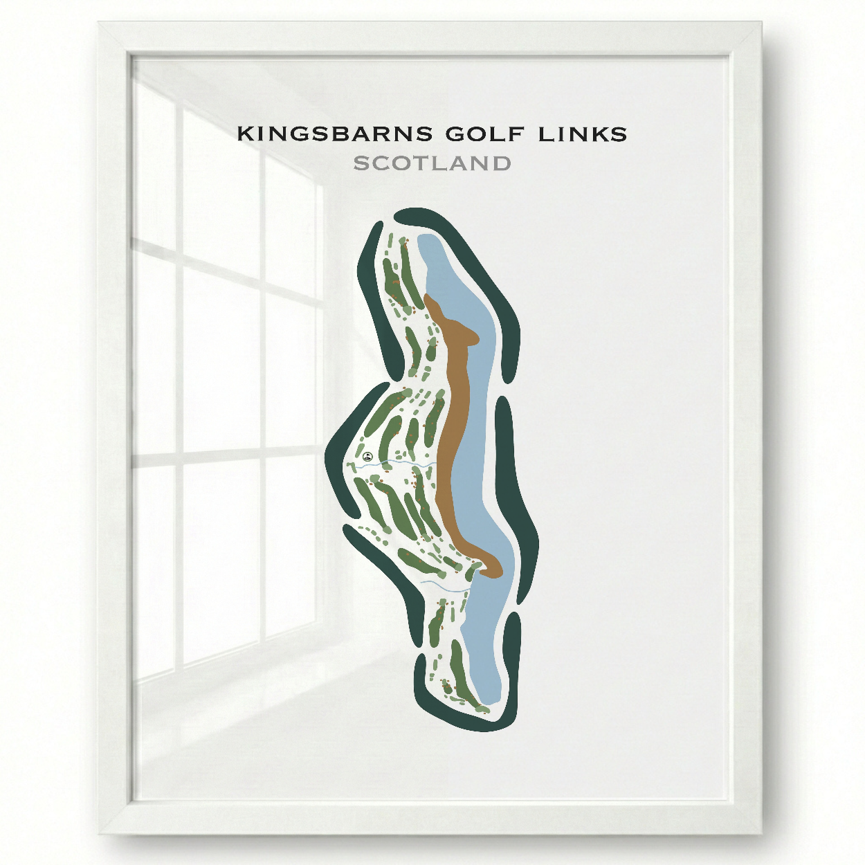 Kingsbarns Golf Links, Scotland - Printed Golf Courses