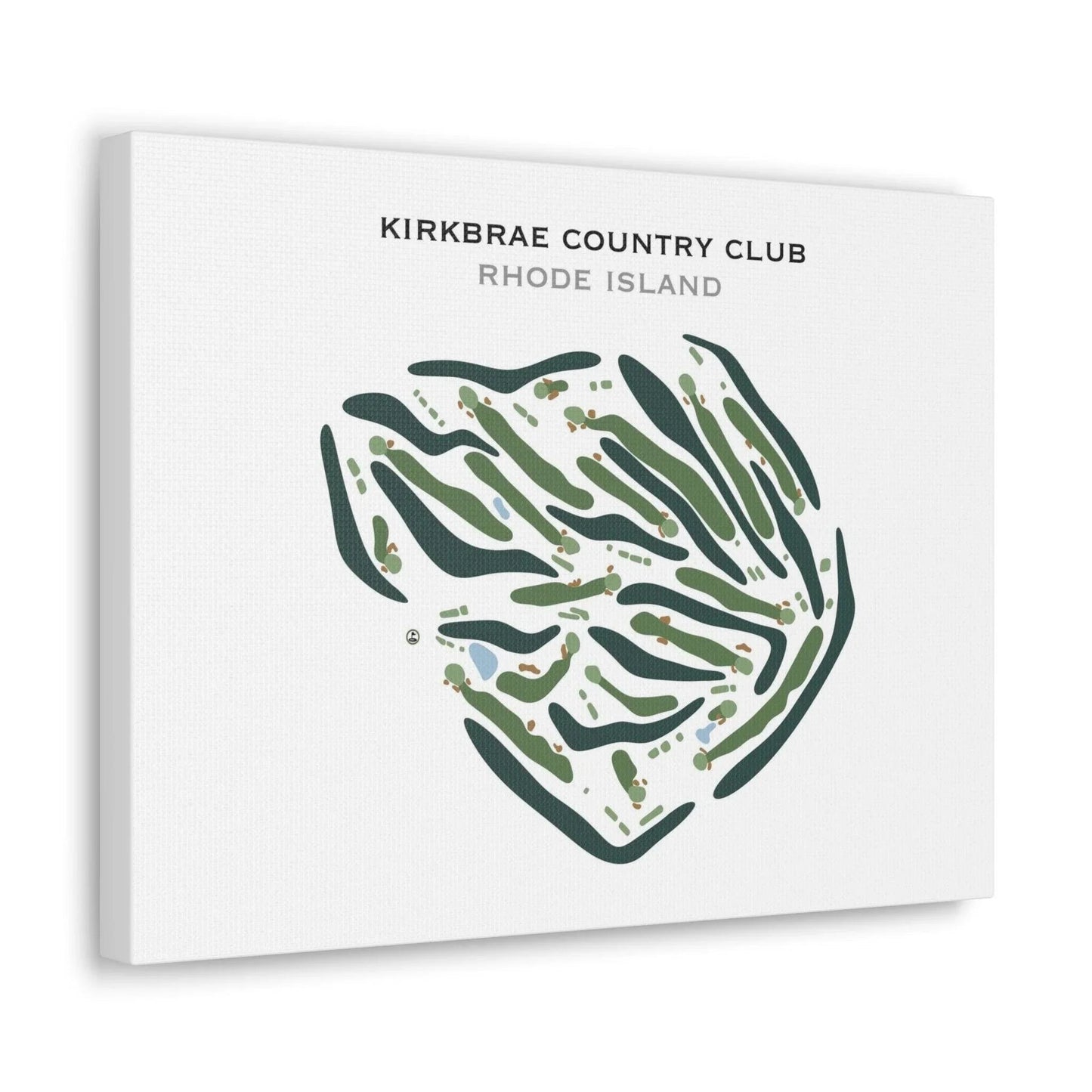 Kirkbrae Country Club, Rhode Island - Printed Golf Course