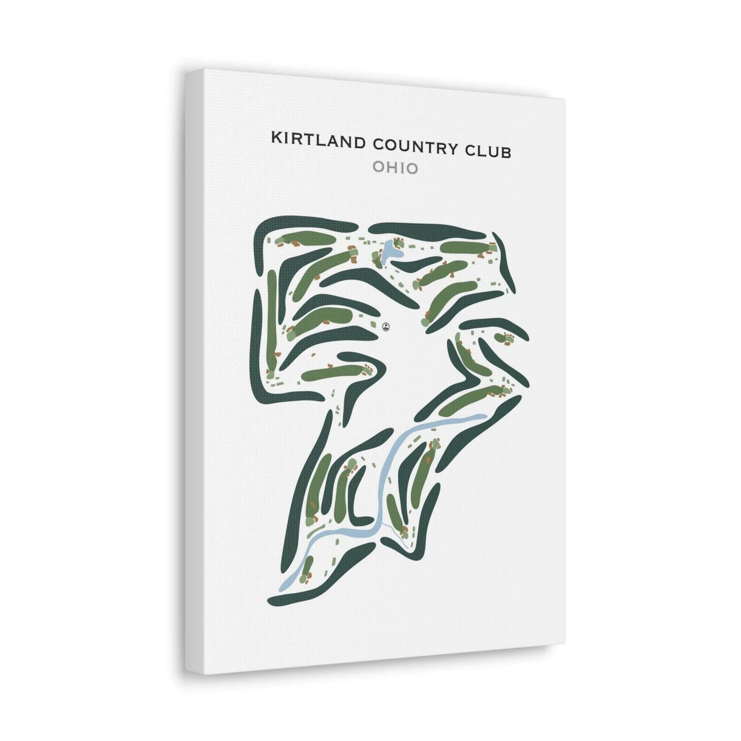 Kirtland Country Club, Ohio - Printed Golf Course