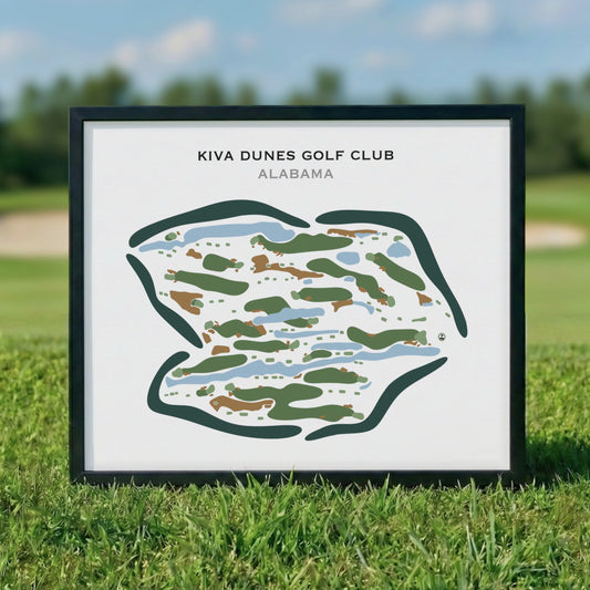 Kiva Dunes Golf Club, Alabama - Printed Golf Courses