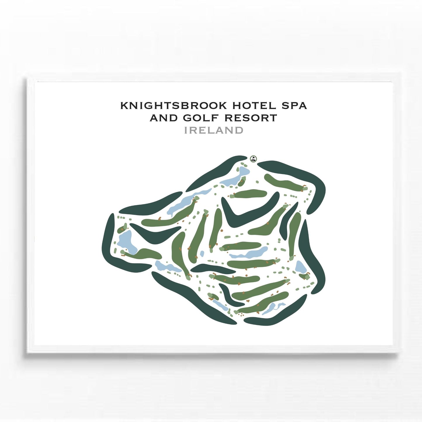 Knightsbrook Hotel Spa and Golf Resort, Ireland - Printed Golf Courses