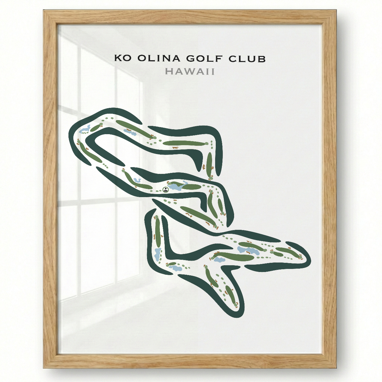 Ko Olina Golf Club, Hawaii - Printed Golf Courses