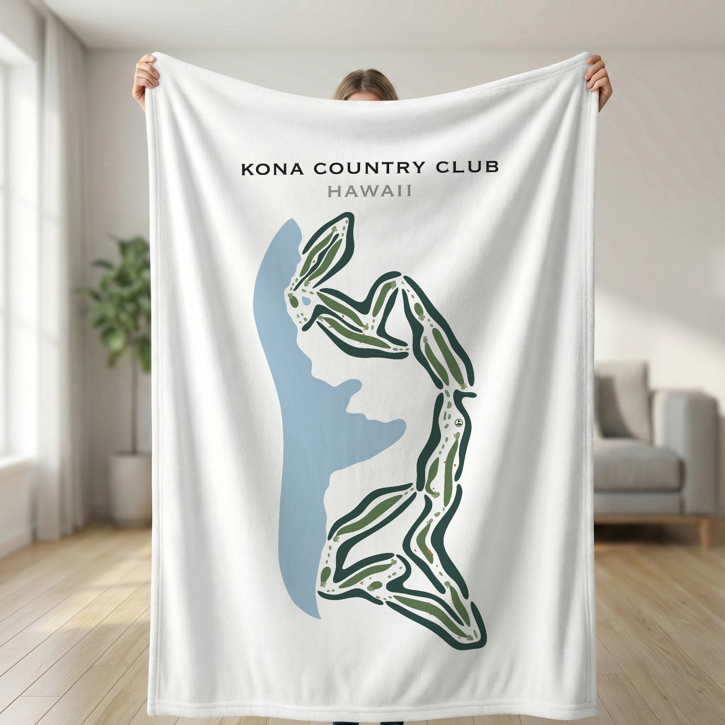 Kona Country Club, Hawaii - Printed Golf Courses