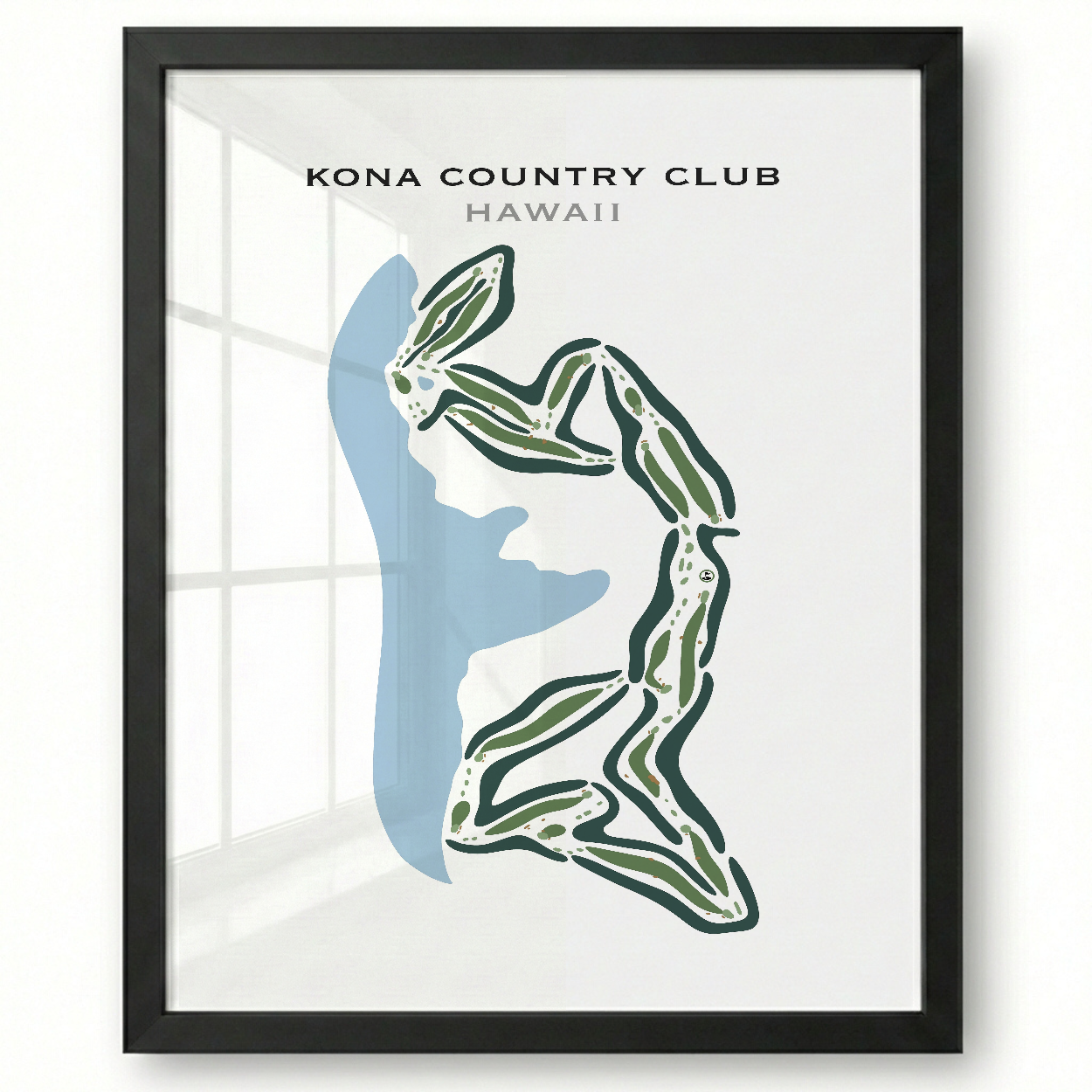 Kona Country Club, Hawaii - Printed Golf Courses
