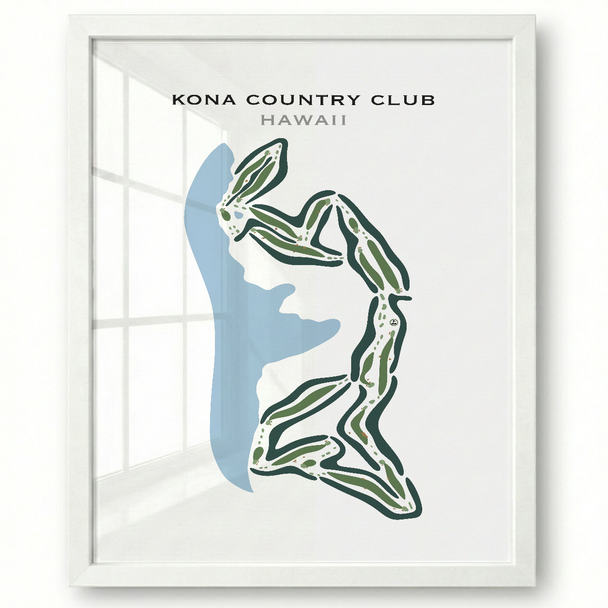 Kona Country Club, Hawaii - Printed Golf Courses