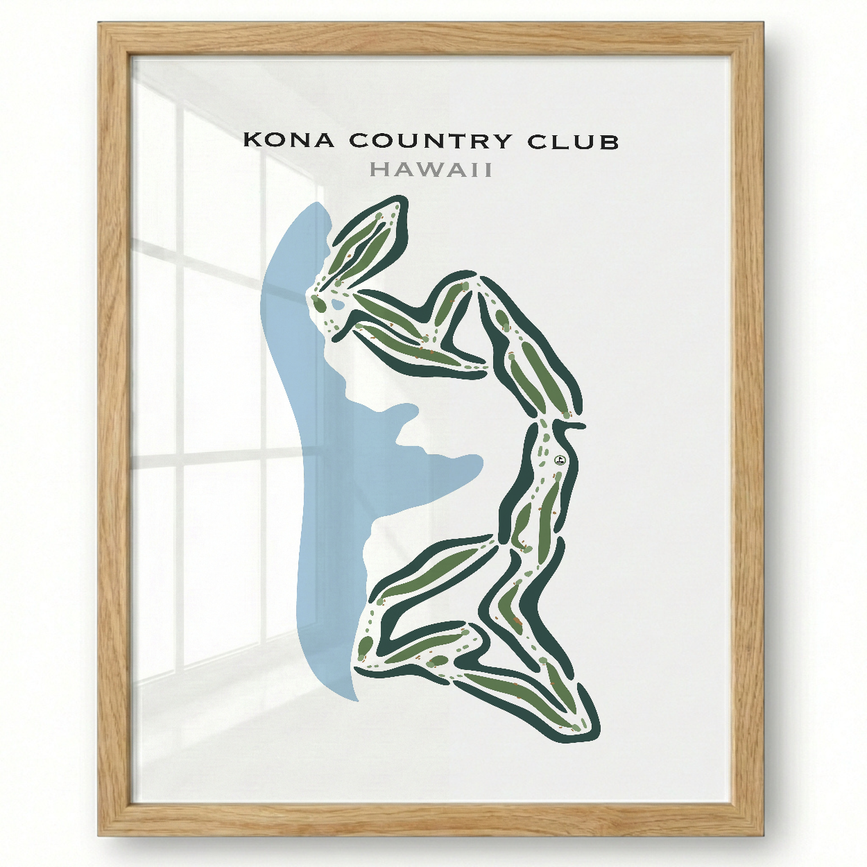 Kona Country Club, Hawaii - Printed Golf Courses