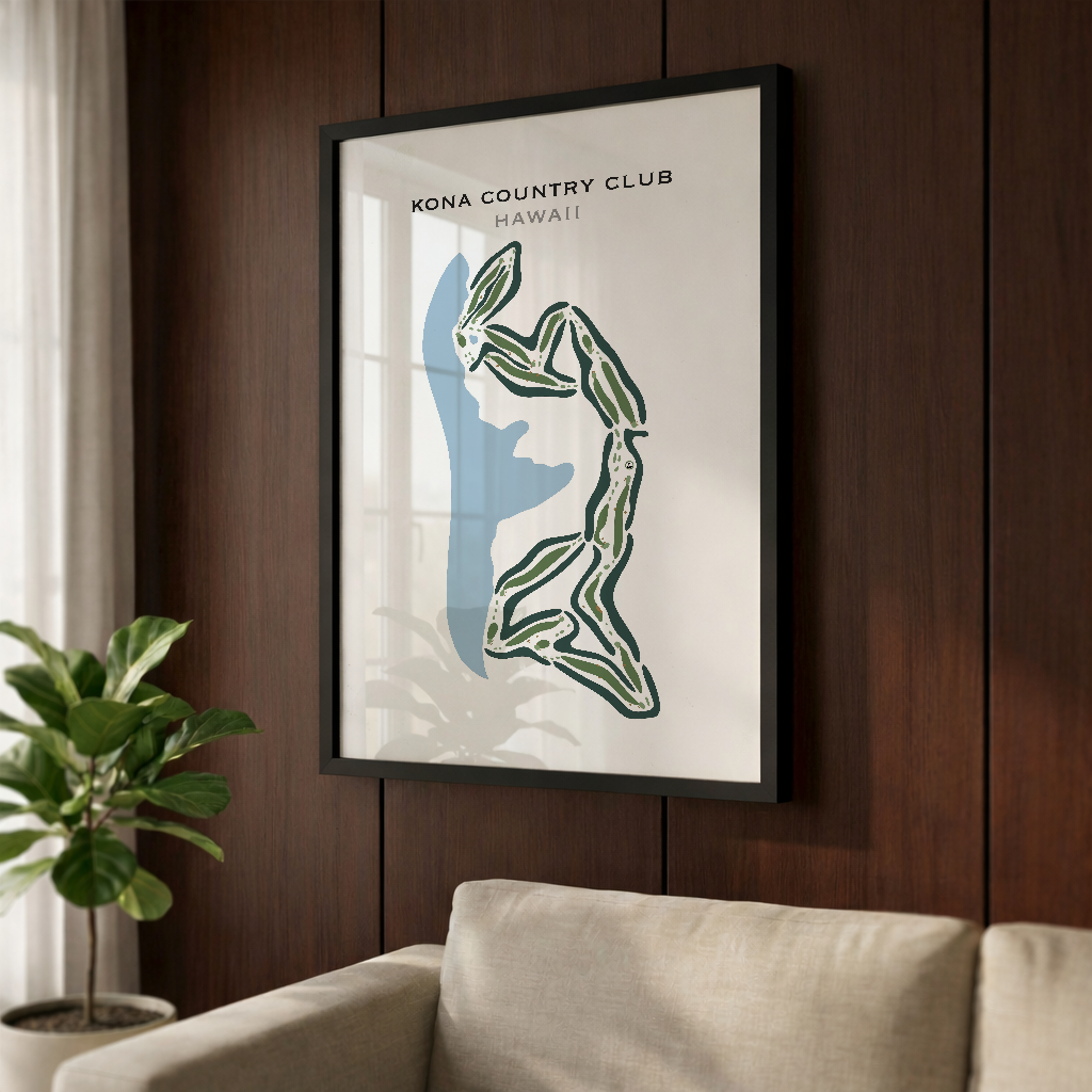 Kona Country Club, Hawaii - Printed Golf Courses