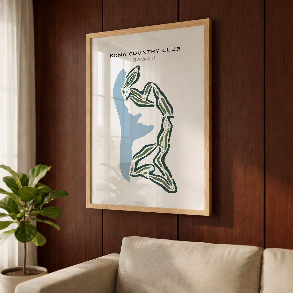 Kona Country Club, Hawaii - Printed Golf Courses