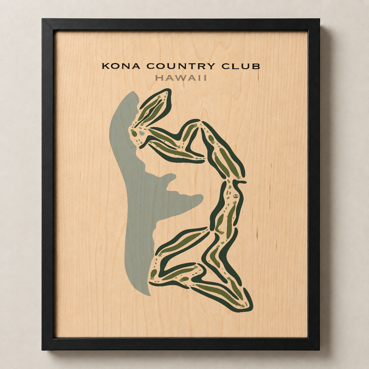 Kona Country Club, Hawaii - Printed Golf Courses