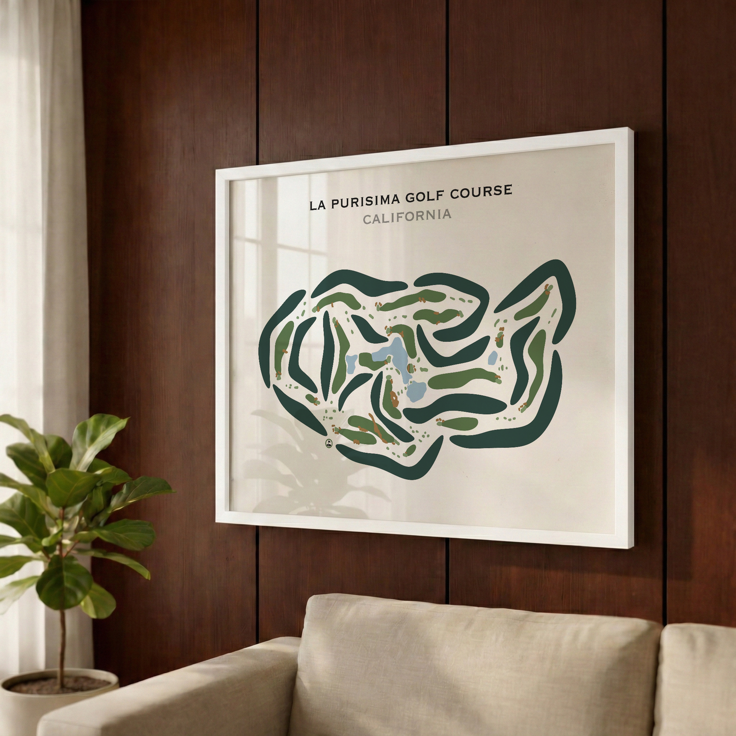 La Purisima Golf Course, California - Printed Golf Courses