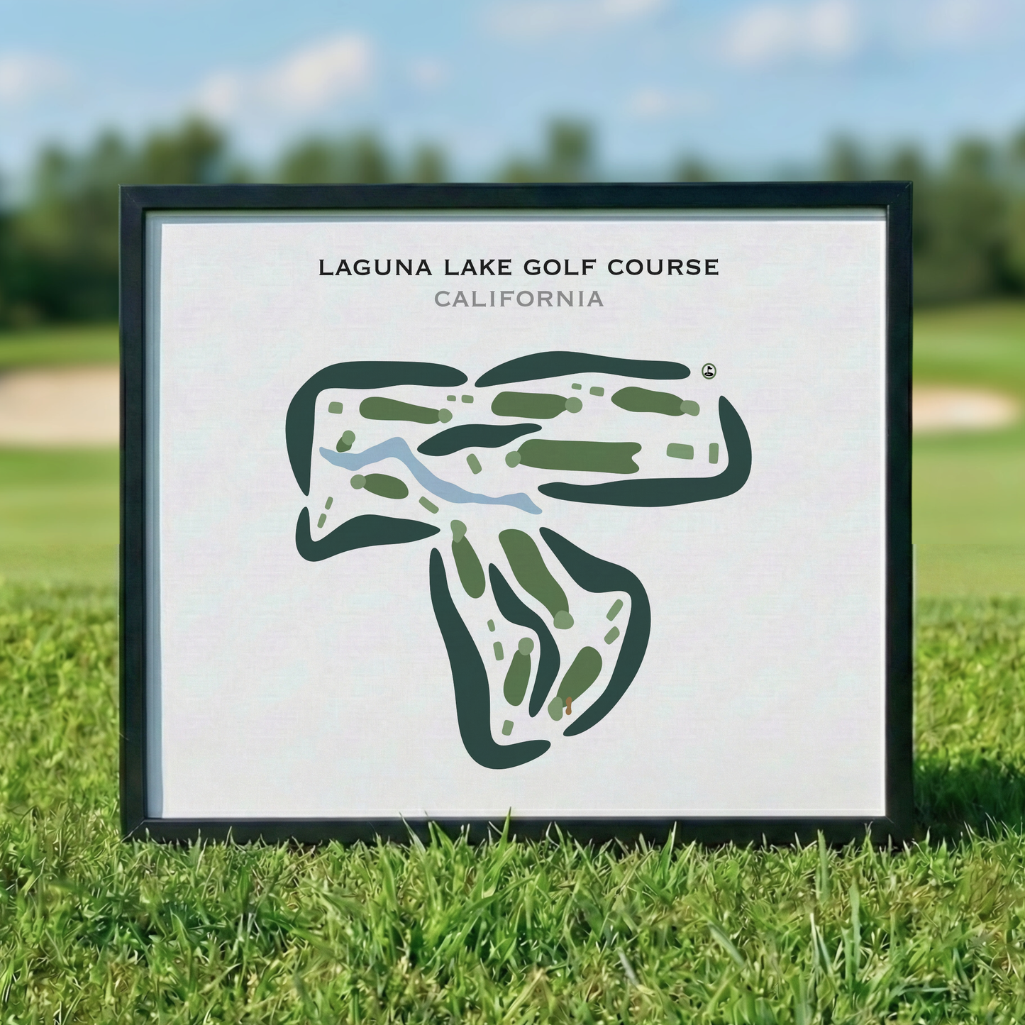 Laguna Lake Golf Course, California - Printed Golf Courses