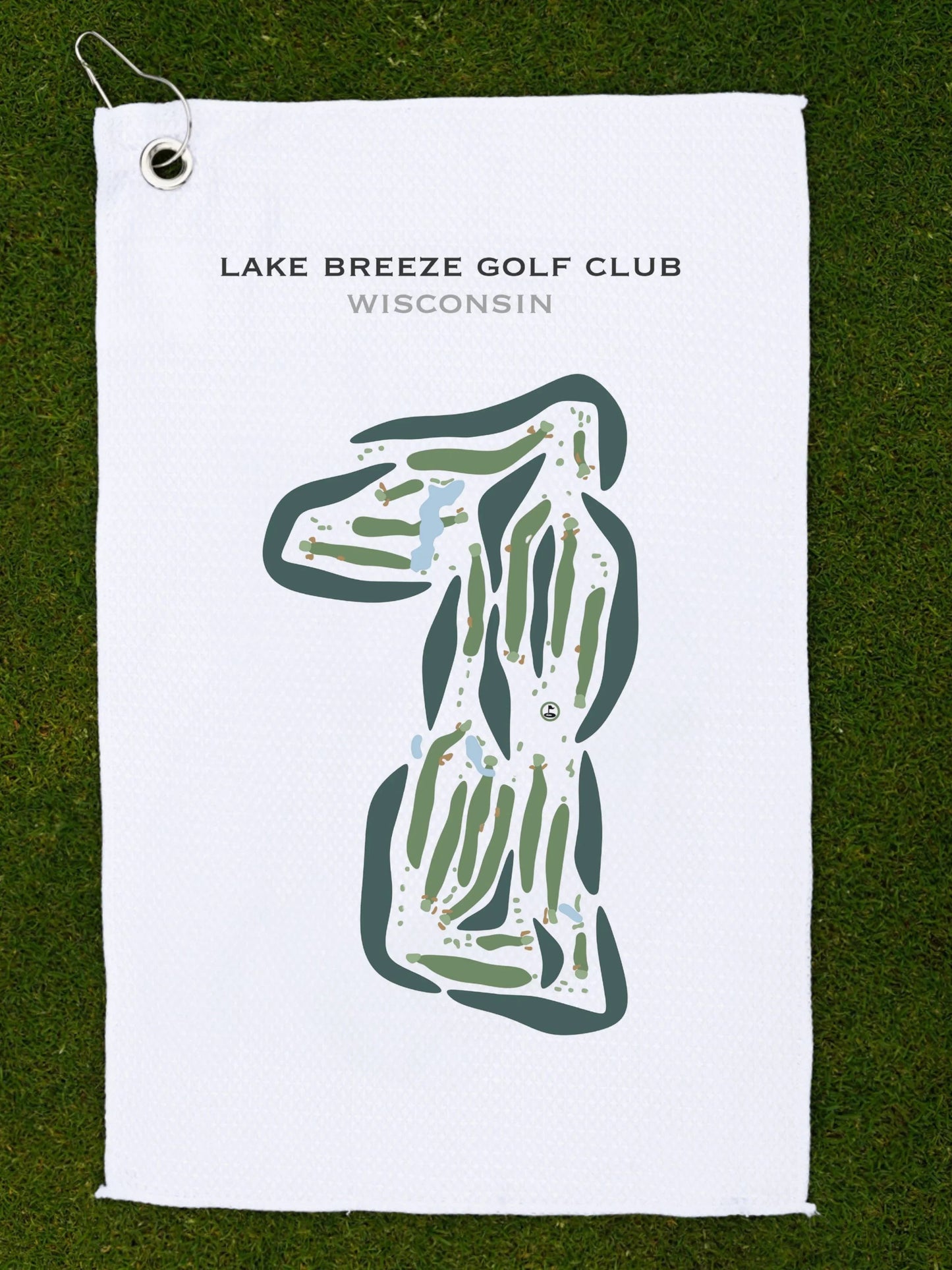 Lake Breeze Golf Club, Wisconsin - Printed Golf Courses