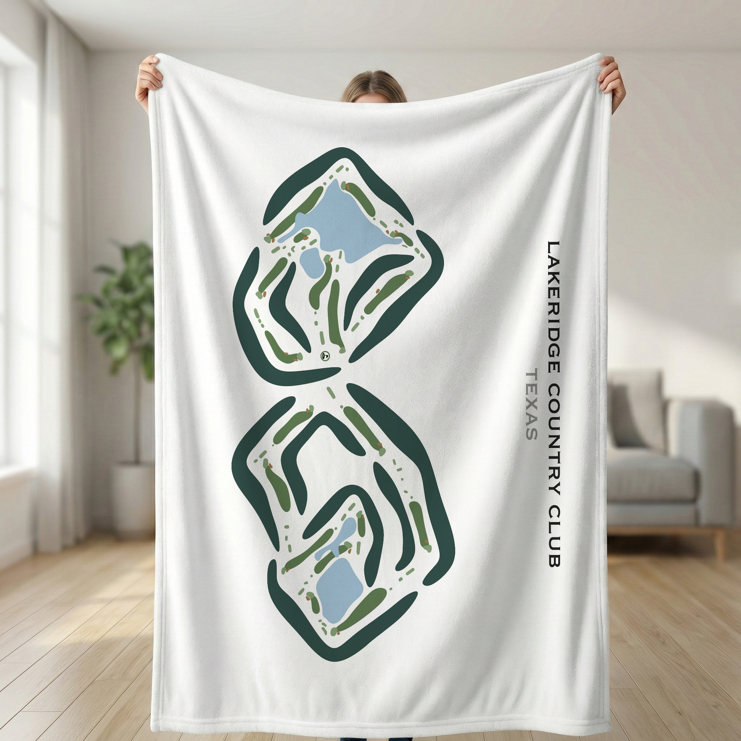 Lakeridge Country Club, Texas - Printed Golf Courses