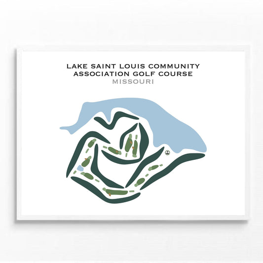 Lake Saint Louis Community Association Golf Course, Missouri- Printed Golf Courses