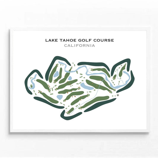 Lake Tahoe Golf Course, California - Printed Golf Courses
