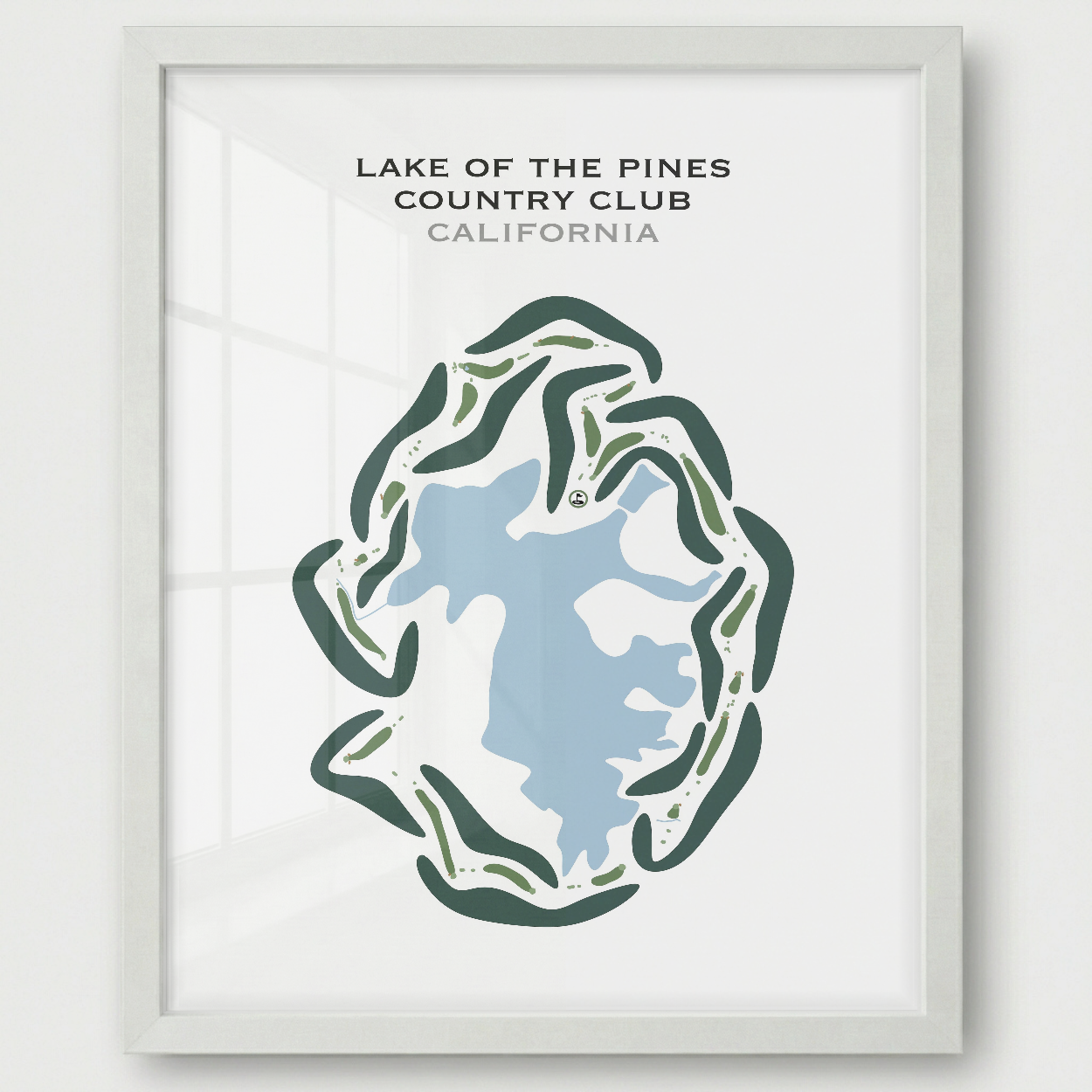 Lake of the Pines Country Club, California - Printed Golf Courses