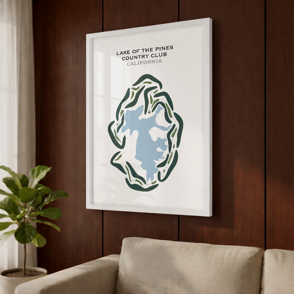 Lake of the Pines Country Club, California - Printed Golf Courses