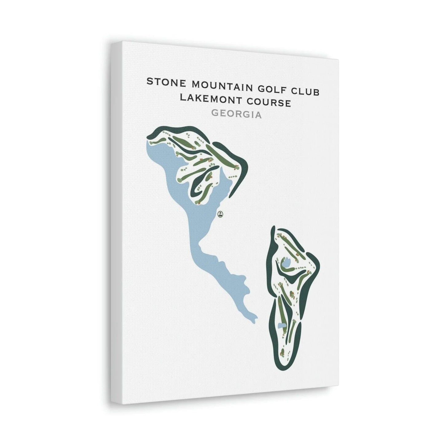 Stone Mountain Golf Club, Lakemont Course, Georgia - Printed Golf Courses