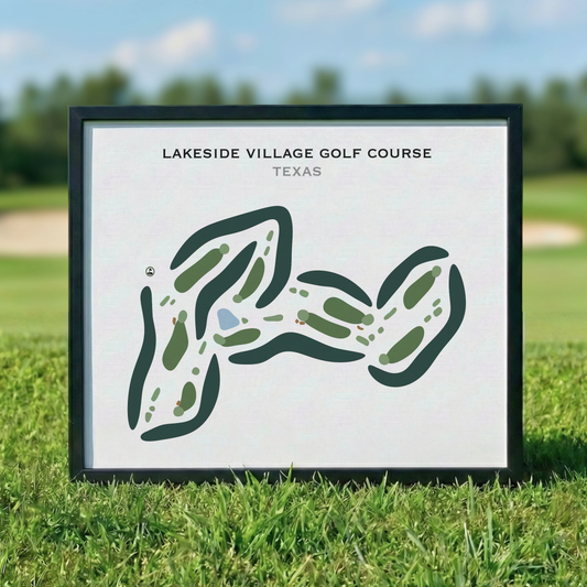 Lakeside Village Golf Club, Texas - Printed Golf Courses
