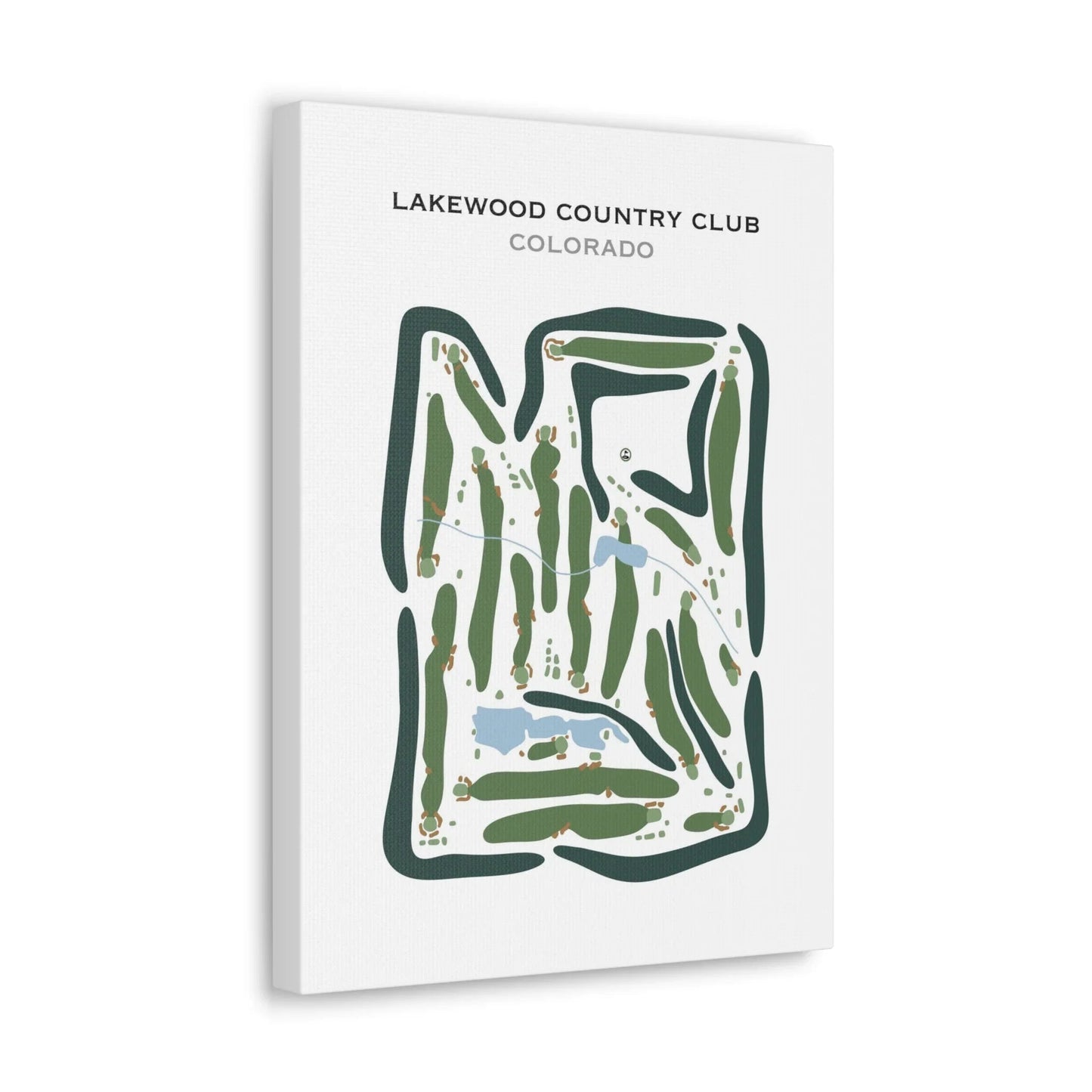 Lakewood Country Club, Colorado - Printed Golf Courses
