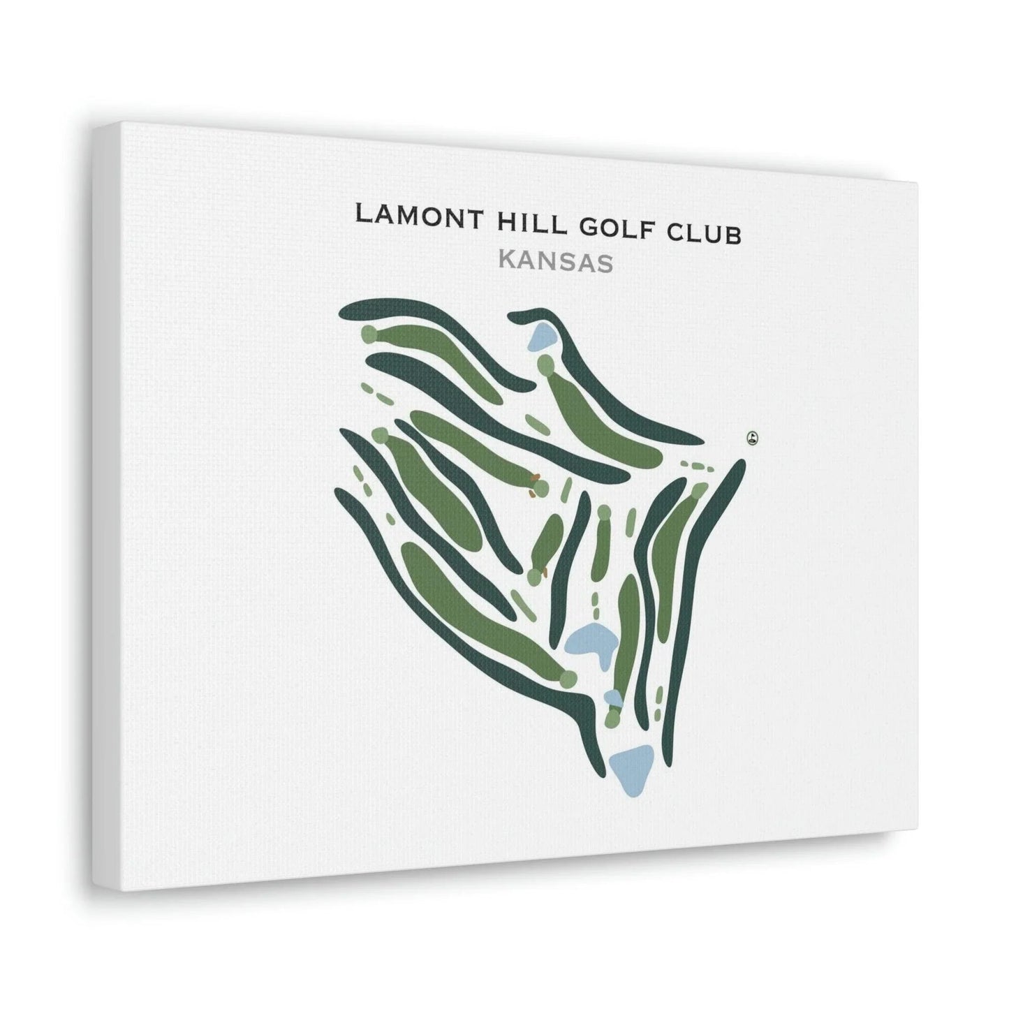 Lamont Hill Golf Club, Kansas - Printed Golf Courses
