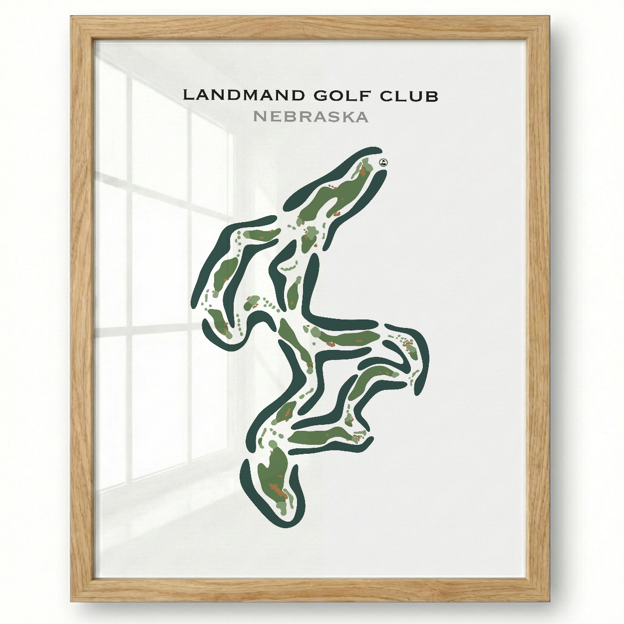 Landmand Golf Club, Nebraska - Printed Golf Courses