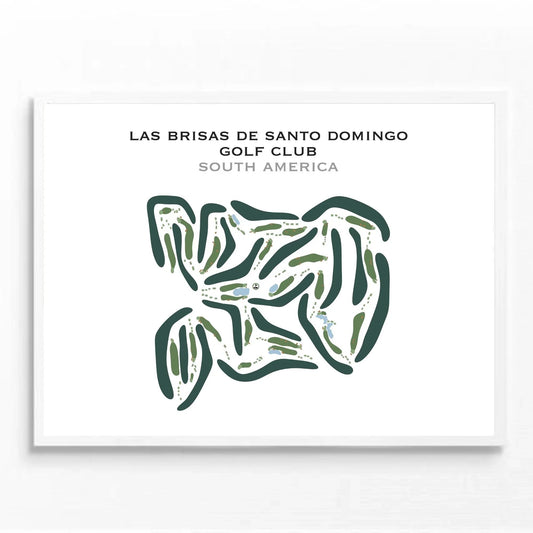 Las Brisas de Santo Domingo Golf Club, South America - Printed Golf Courses