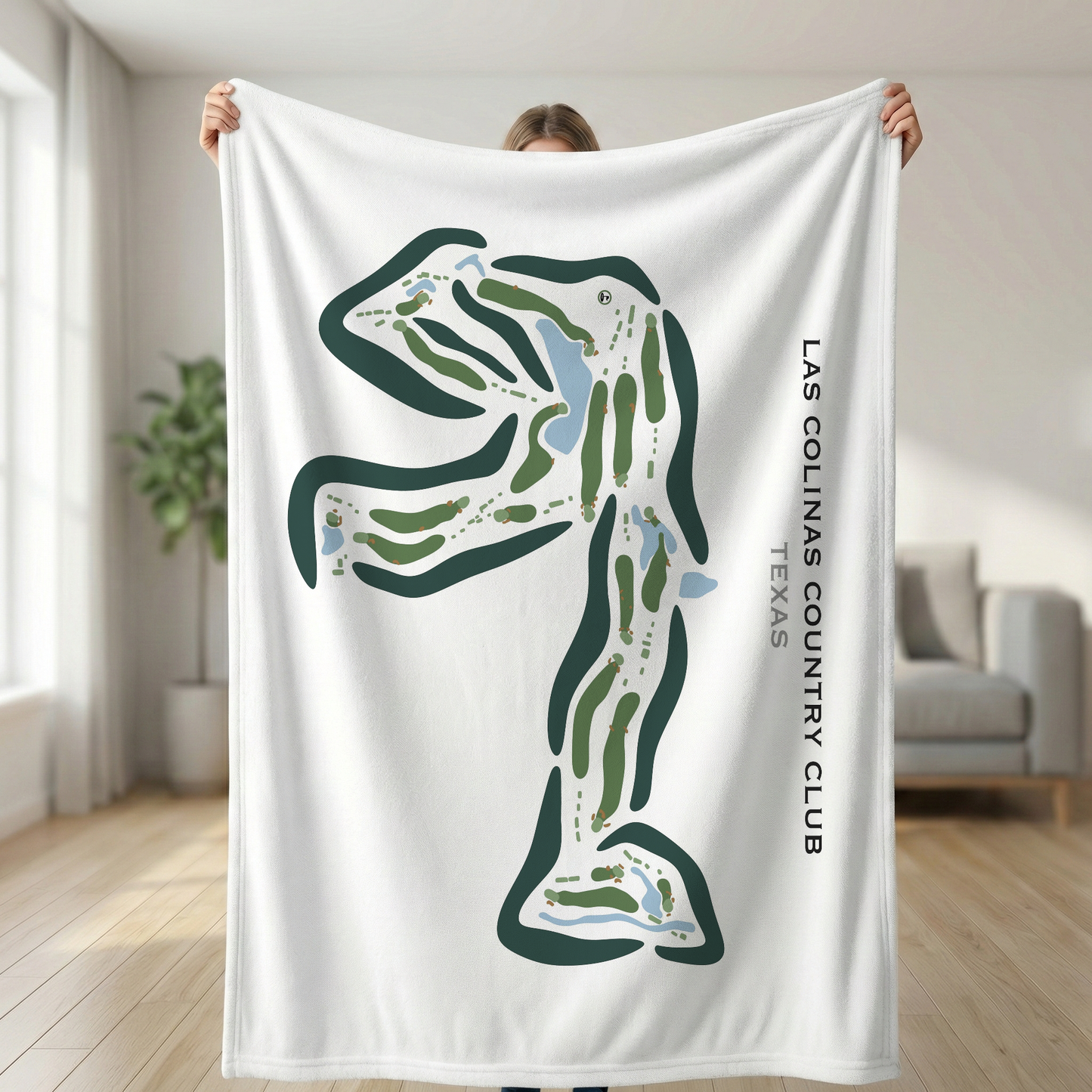 Las Colinas Country Club, Texas - Printed Golf Courses