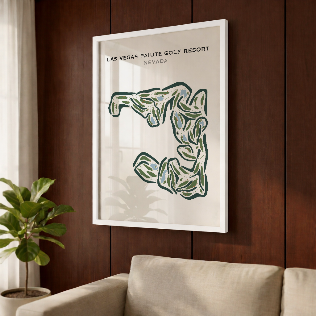 Las Vegas Paiute Golf Resort, Nevada - Printed Golf Courses