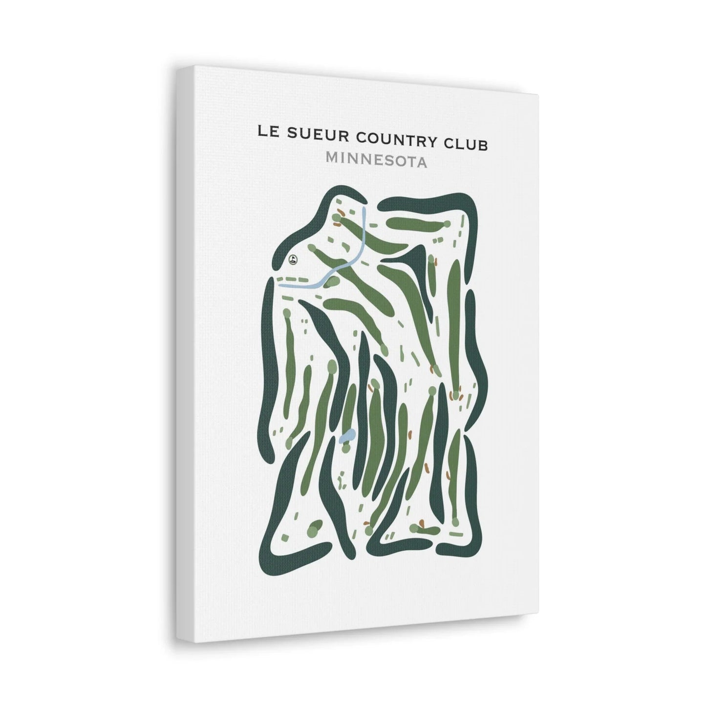 Le Sueur Country Club, Minnesota - Printed Golf Courses