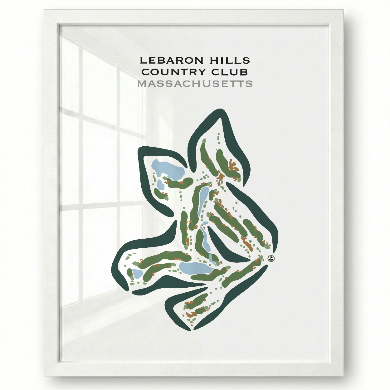 Lebaron Hills Country Club, Massachusetts - Printed Golf Courses