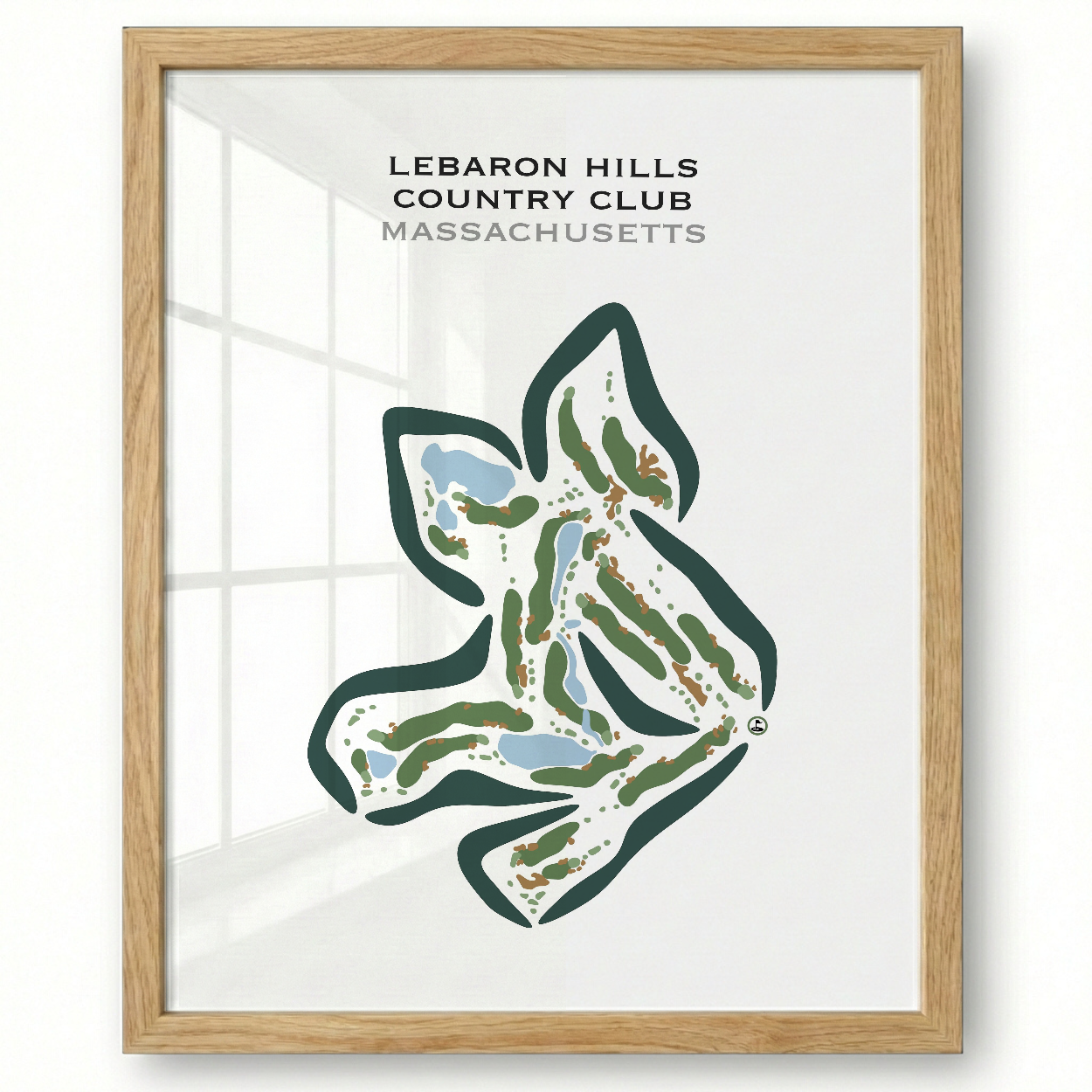Lebaron Hills Country Club, Massachusetts - Printed Golf Courses