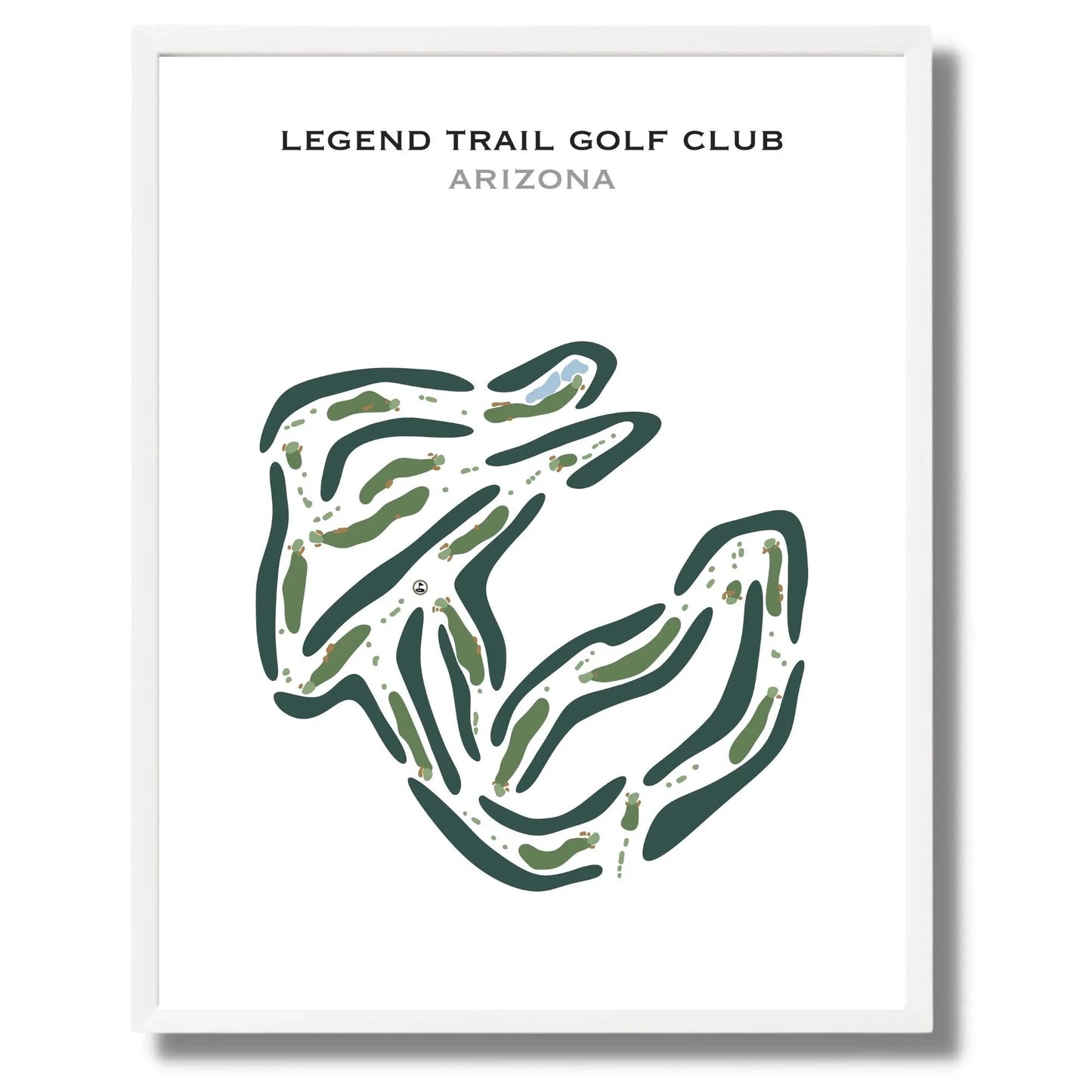 Legend Trail Golf Club, Arizona - Printed Golf Courses